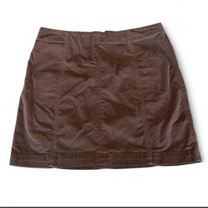 Free People Suede Skirt